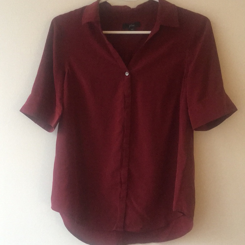 J. Crew silk top